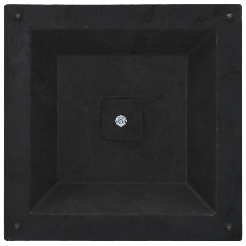 vidaXL Parasol Base Square Polyresin 26.5 lb Bronze