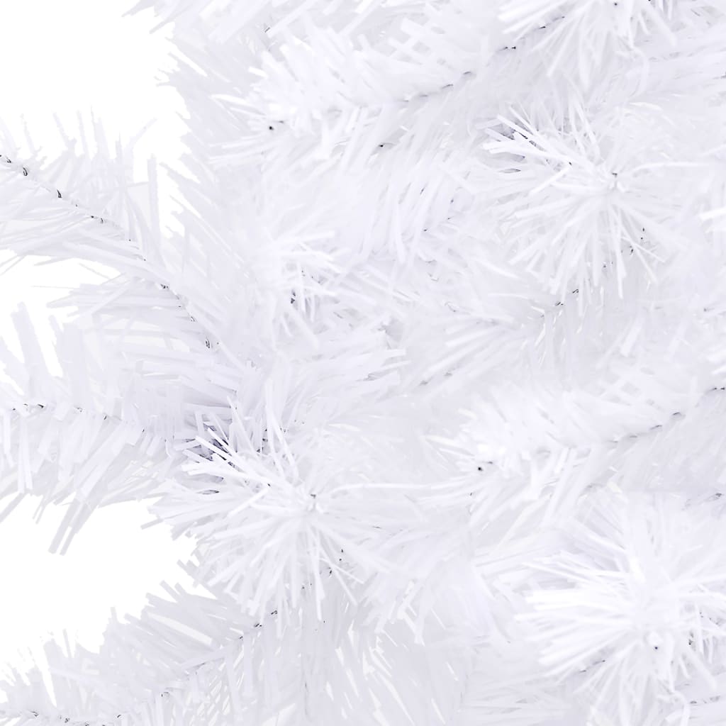 vidaXL Artificial Christmas Tree Corner Christmas Tree with LEDs and Ball PVC