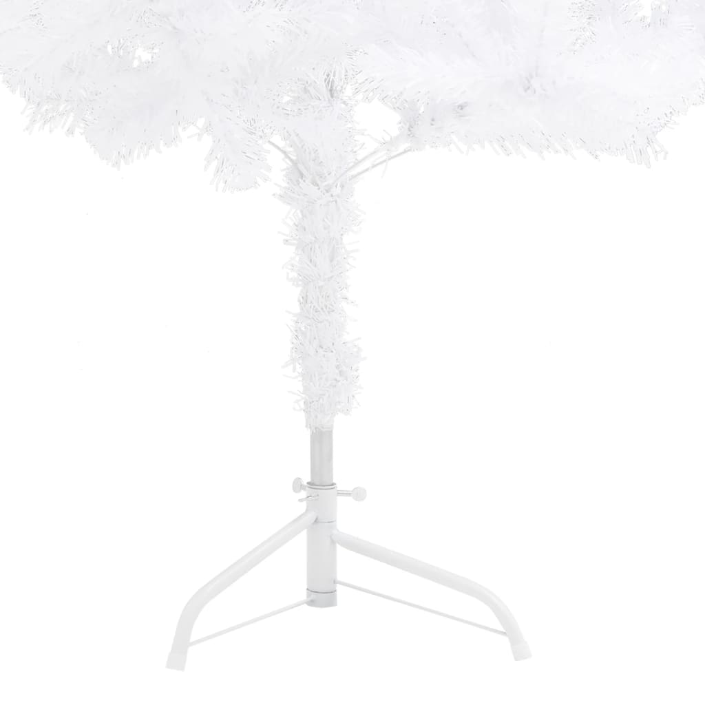 vidaXL Artificial Christmas Tree Corner Christmas Tree with LEDs and Ball PVC