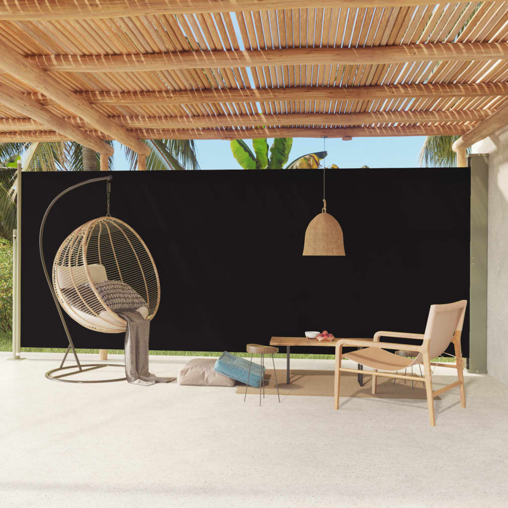 vidaXL Patio Retractable Side Awning Garden Privacy Screen Shade Multi Colors
