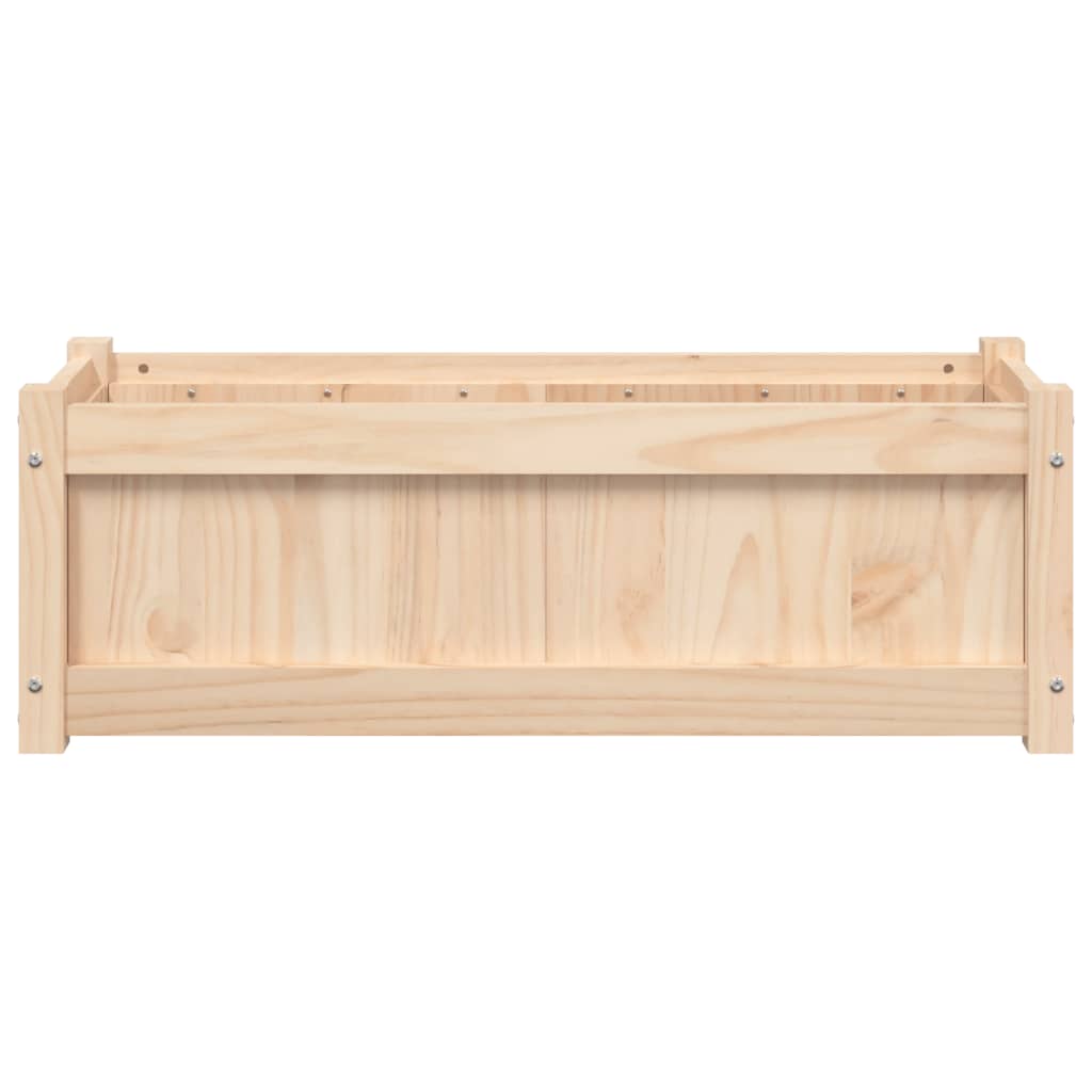 vidaXL Garden Planters Patio Flower Box for Climbing Plants Solid Wood Pine